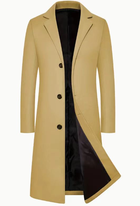 Spring And Autumn Trench Coat Elegant And Slim-fit