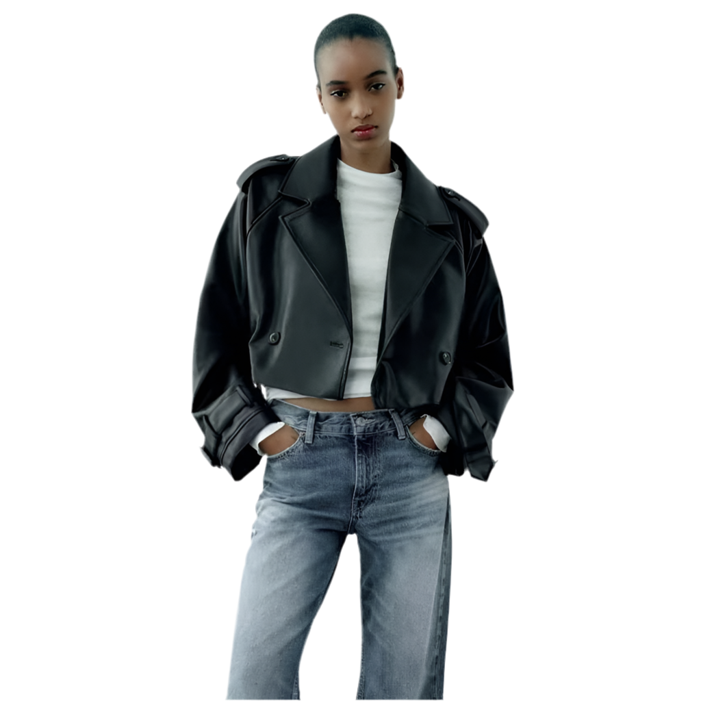 Autumn New European And American Leisure Leather Jacket