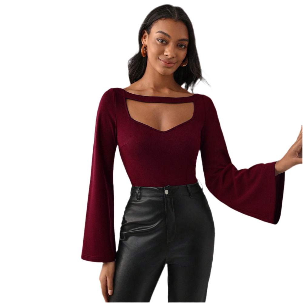 Women's Fashion Elegant And Personalized Slim Top