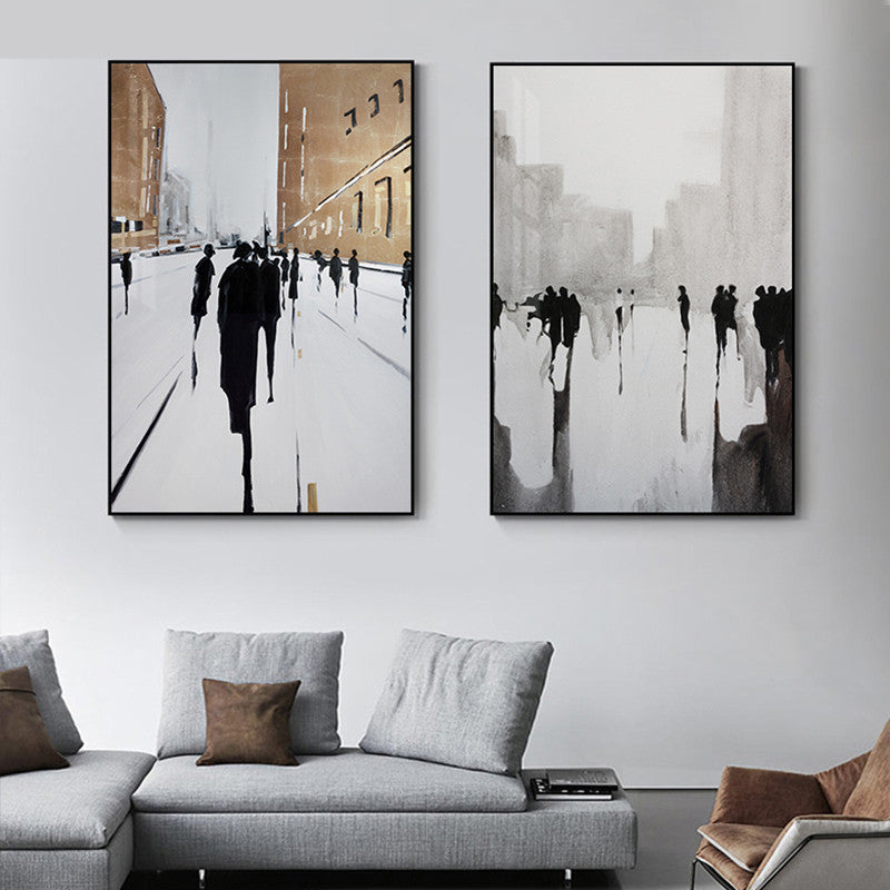 Abstract Street Decoration Painting Core Canvas Painting
