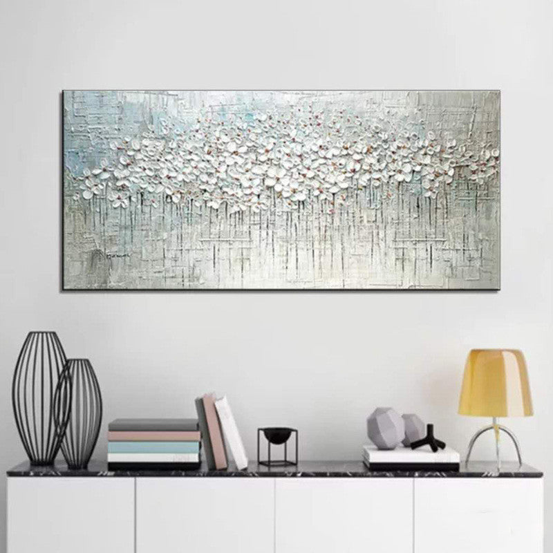 Pure Hand-Painted Thick Texture Knife Painting Oil Painting Hotel Home Decoration Painting