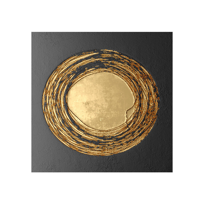 Gold Foil Decorative Painting Abstract Canvas Painting Frameless Painting Core