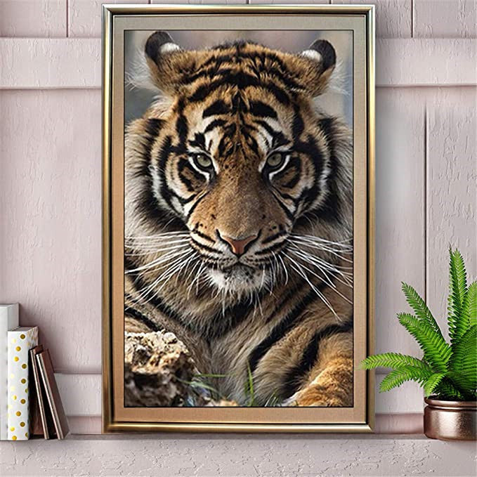 5D Diamond Painting Tiger Small Decorative Painting
