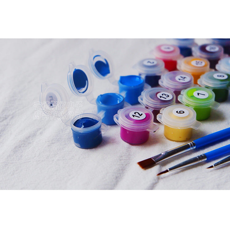 Digital Oil Painting DIY Living Room Hanging Painting Decorative Painting Frameless