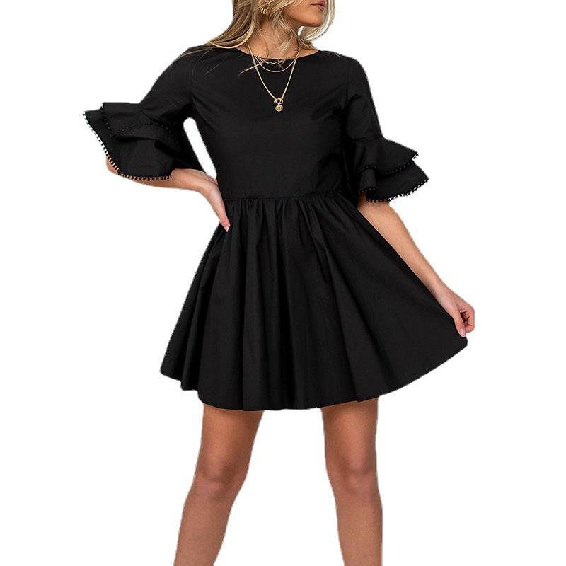 Show Thin Back Hollow Lotus Edge Pure Grid