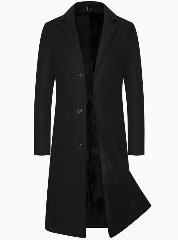 Spring And Autumn Trench Coat Elegant And Slim-fit