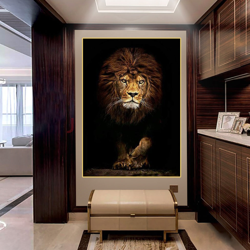 Canvas Core Spray Hanging Painting Frameless