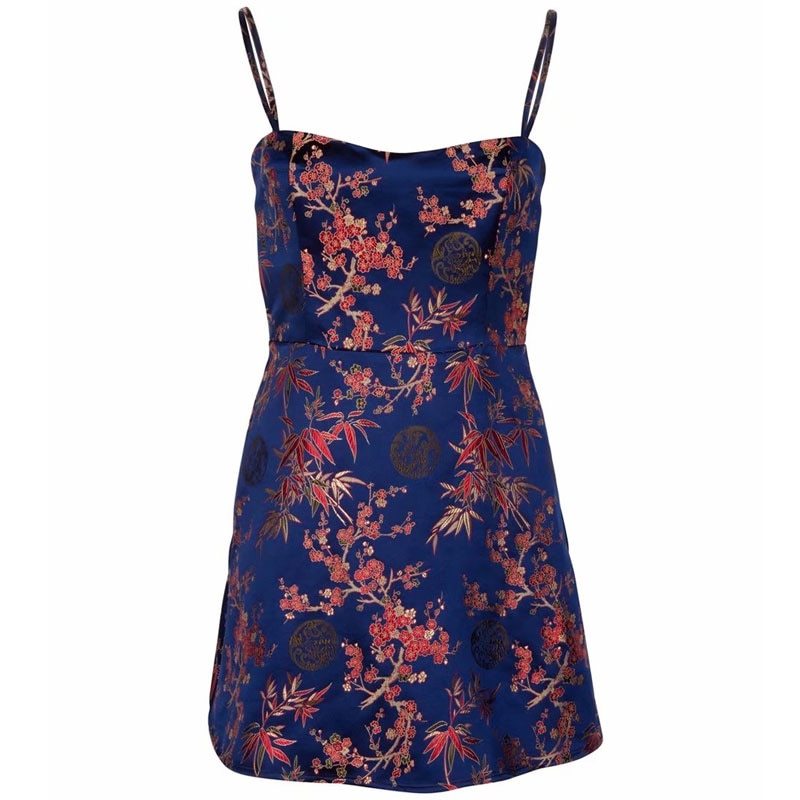 Embroidery Floral Women Dress