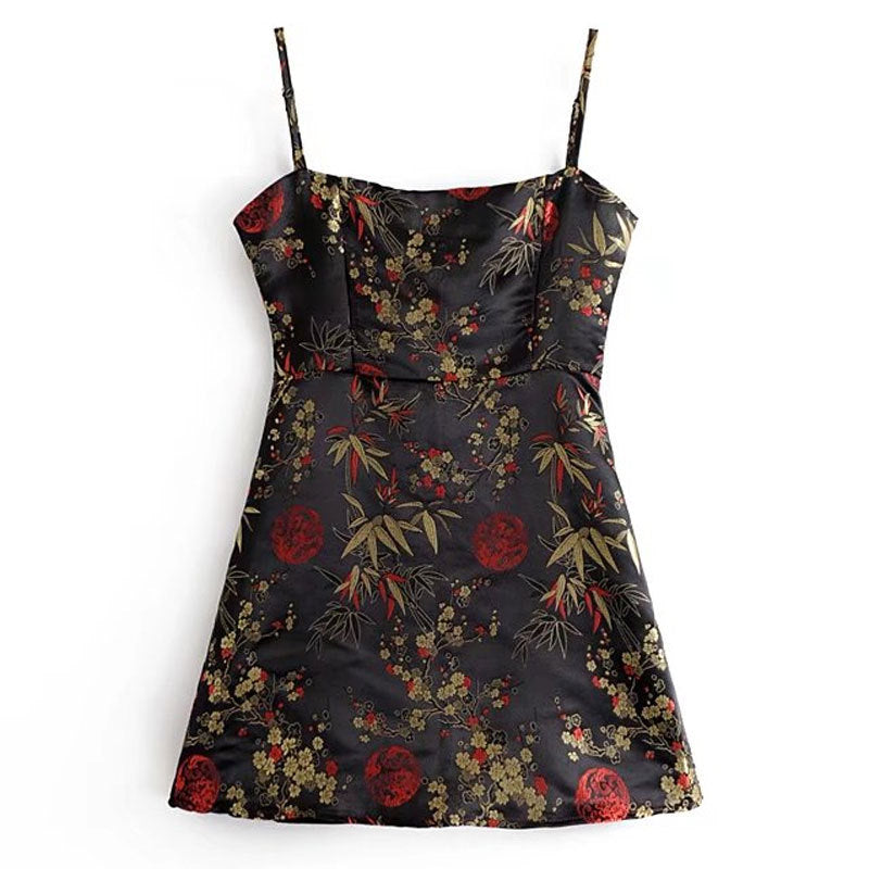 Embroidery Floral Women Dress
