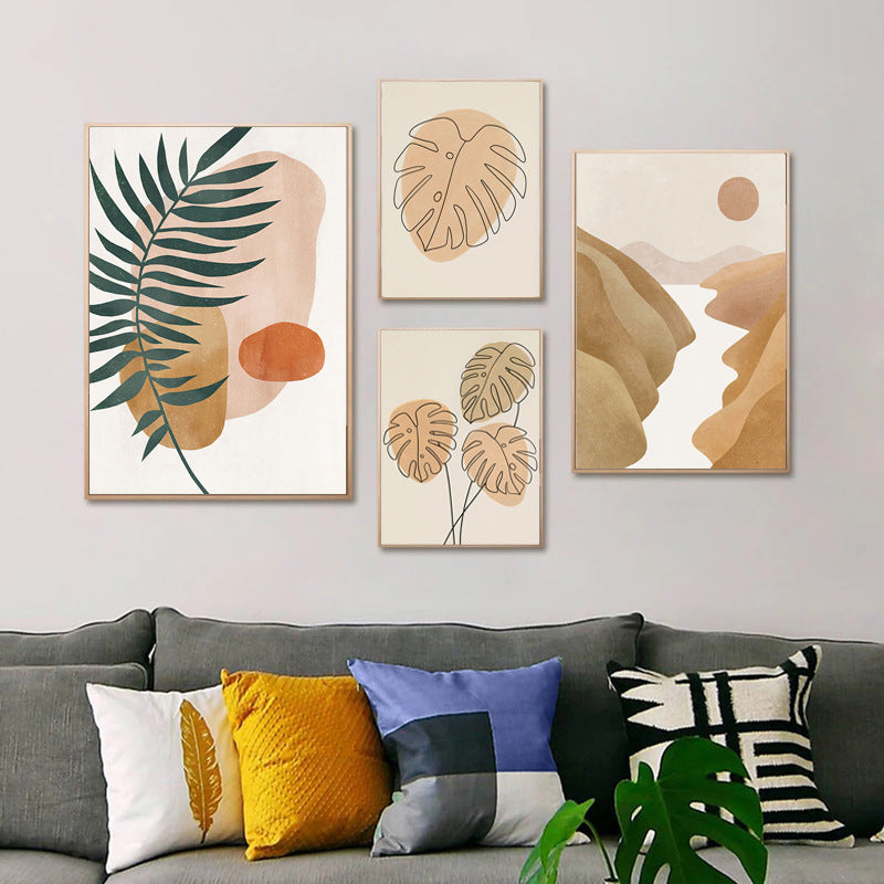 Simple Abstract Living Room Canvas Decoration Painting Core