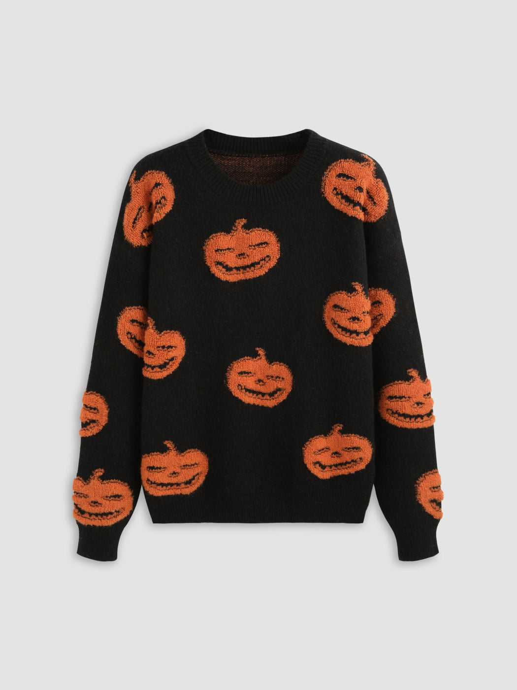 Women's Fashion Round Neck Pullover Halloween Sweater