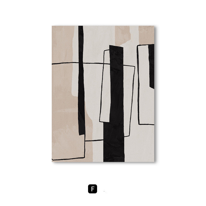 Modern Abstract Line Living Room Decorative Painting