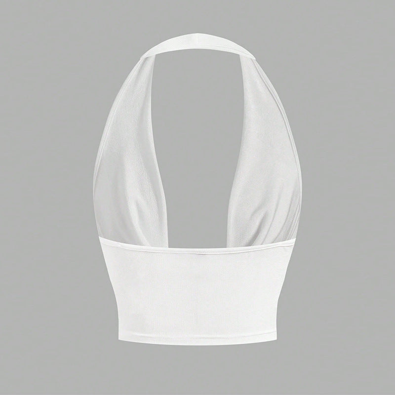 Season Vacation Style Halter Vest