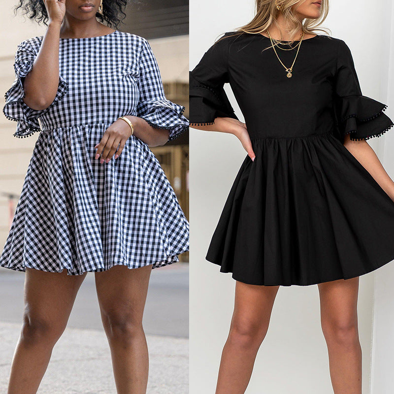 Show Thin Back Hollow Lotus Edge Pure Grid