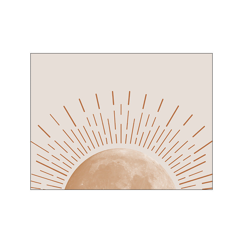 Simple Abstract Line Decorative Painting Living Room Bedroom Frameless