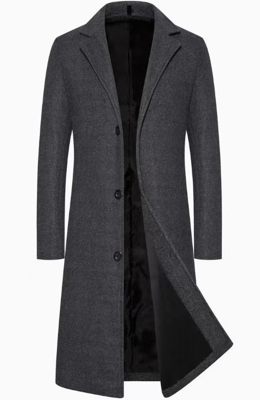Spring And Autumn Trench Coat Elegant And Slim-fit