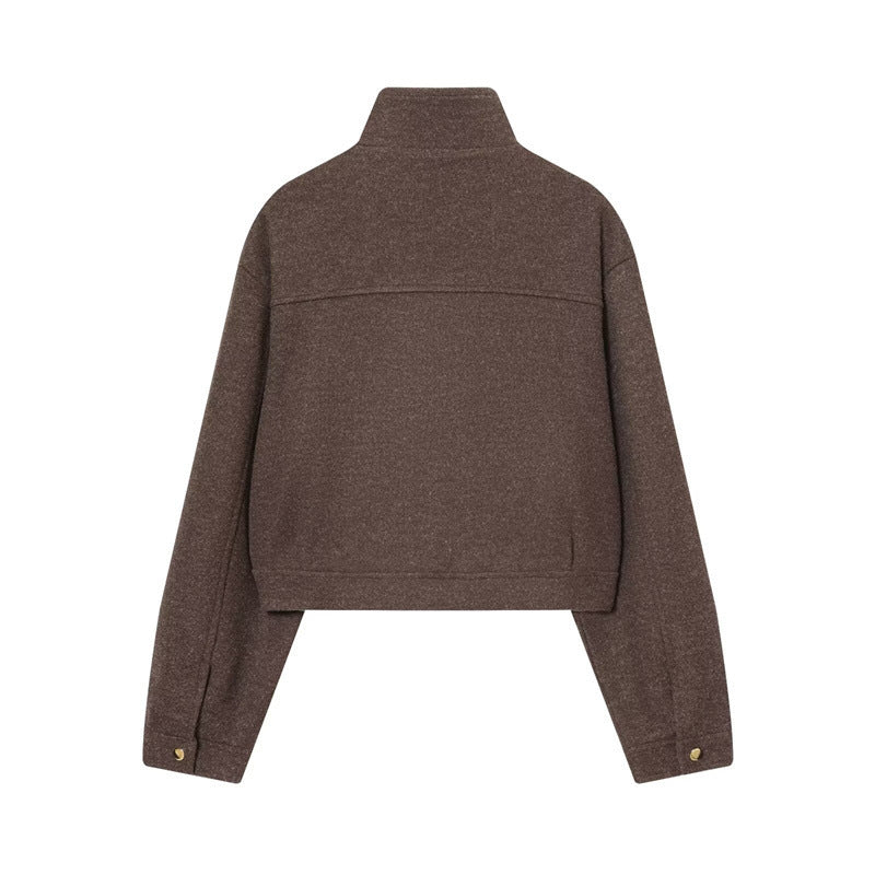 Women's Casual Loose Design Long Sleeve Jacket