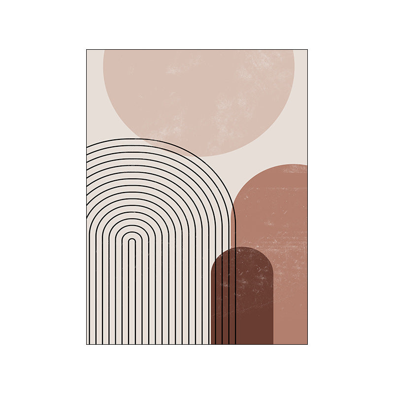 Simple Abstract Line Decorative Painting Living Room Bedroom Frameless