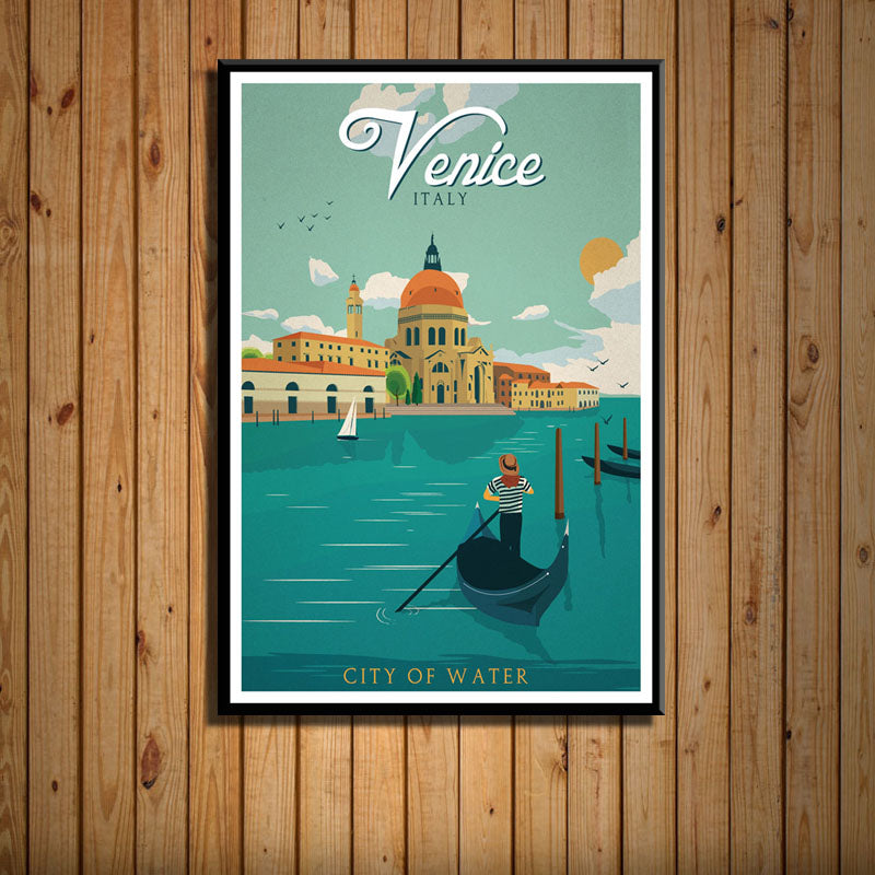 Inkjet Decorative Painting Custom Five-piece Canvas Frameless Painting