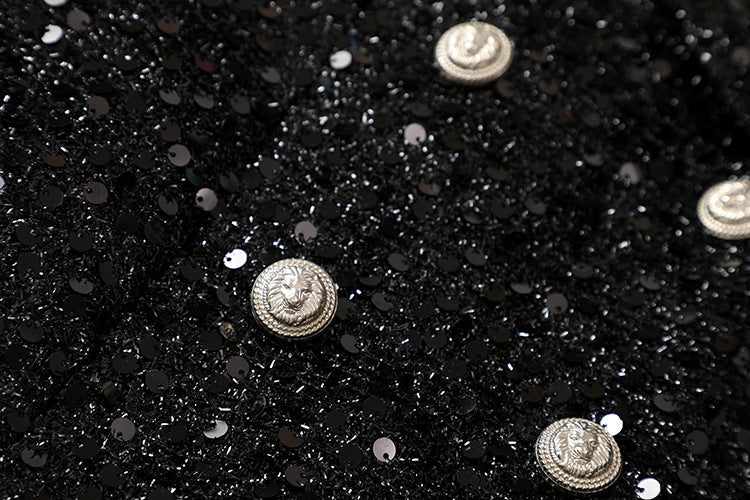 European And American Fashion Suit Ladies Temperament Jacket Sequined Suit Women Jacket