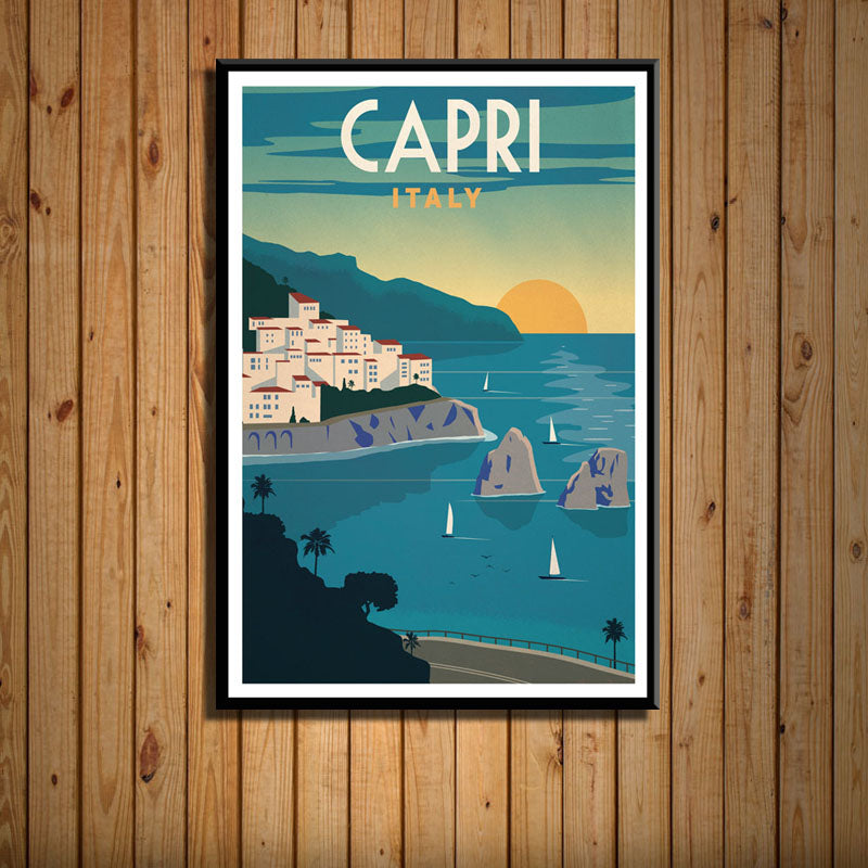 Inkjet Decorative Painting Custom Five-piece Canvas Frameless Painting