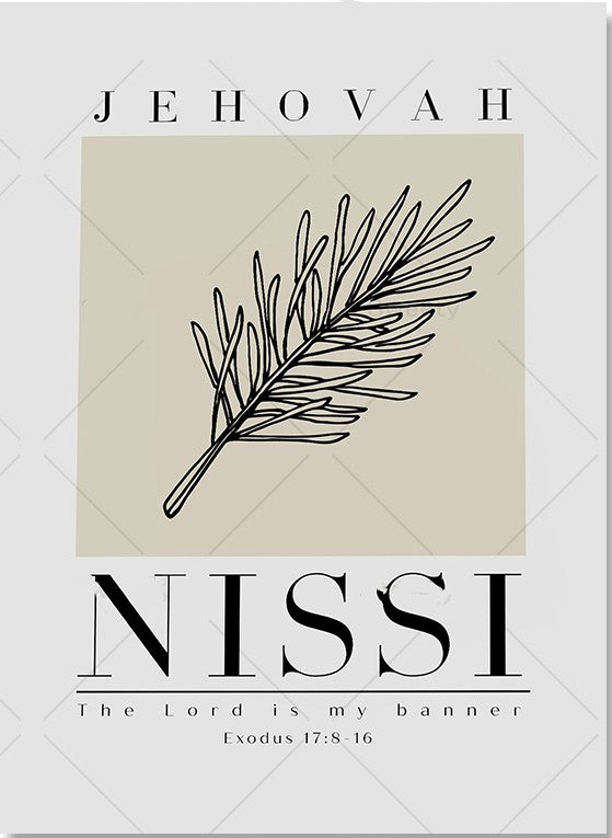 Art Pavilion Living Room Decorative Painting Cross - Border Canvas Core