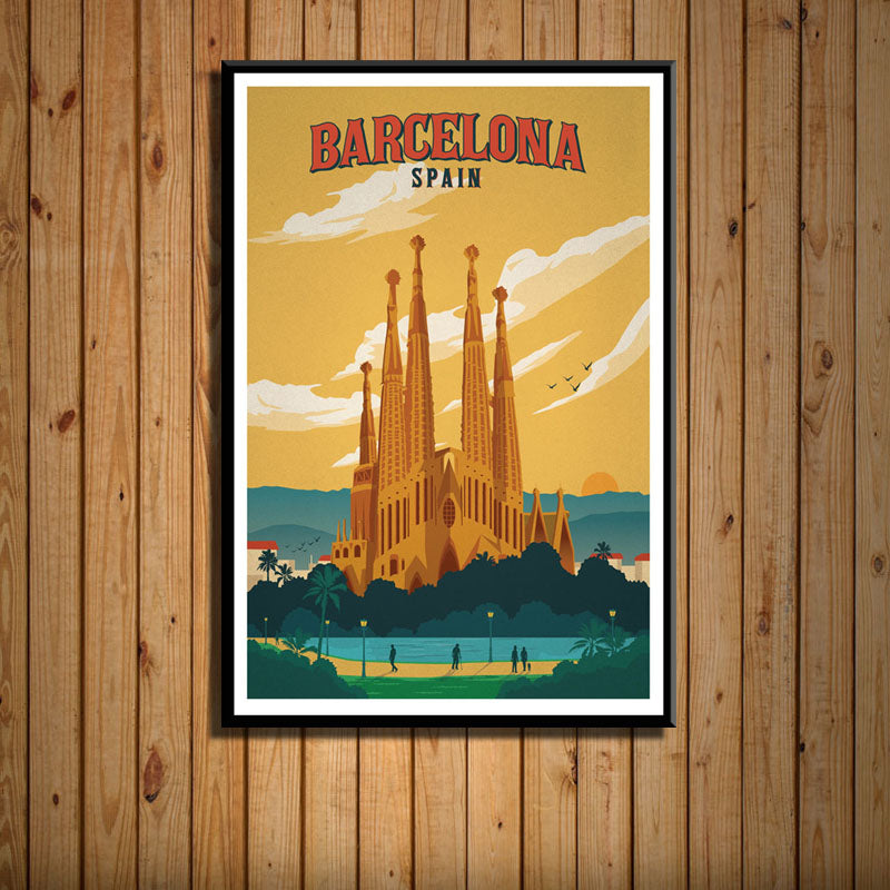 Inkjet Decorative Painting Custom Five-piece Canvas Frameless Painting