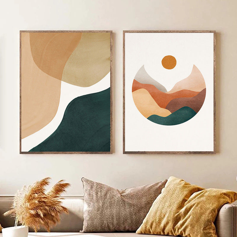 Simple Abstract Living Room Canvas Decoration Painting Core