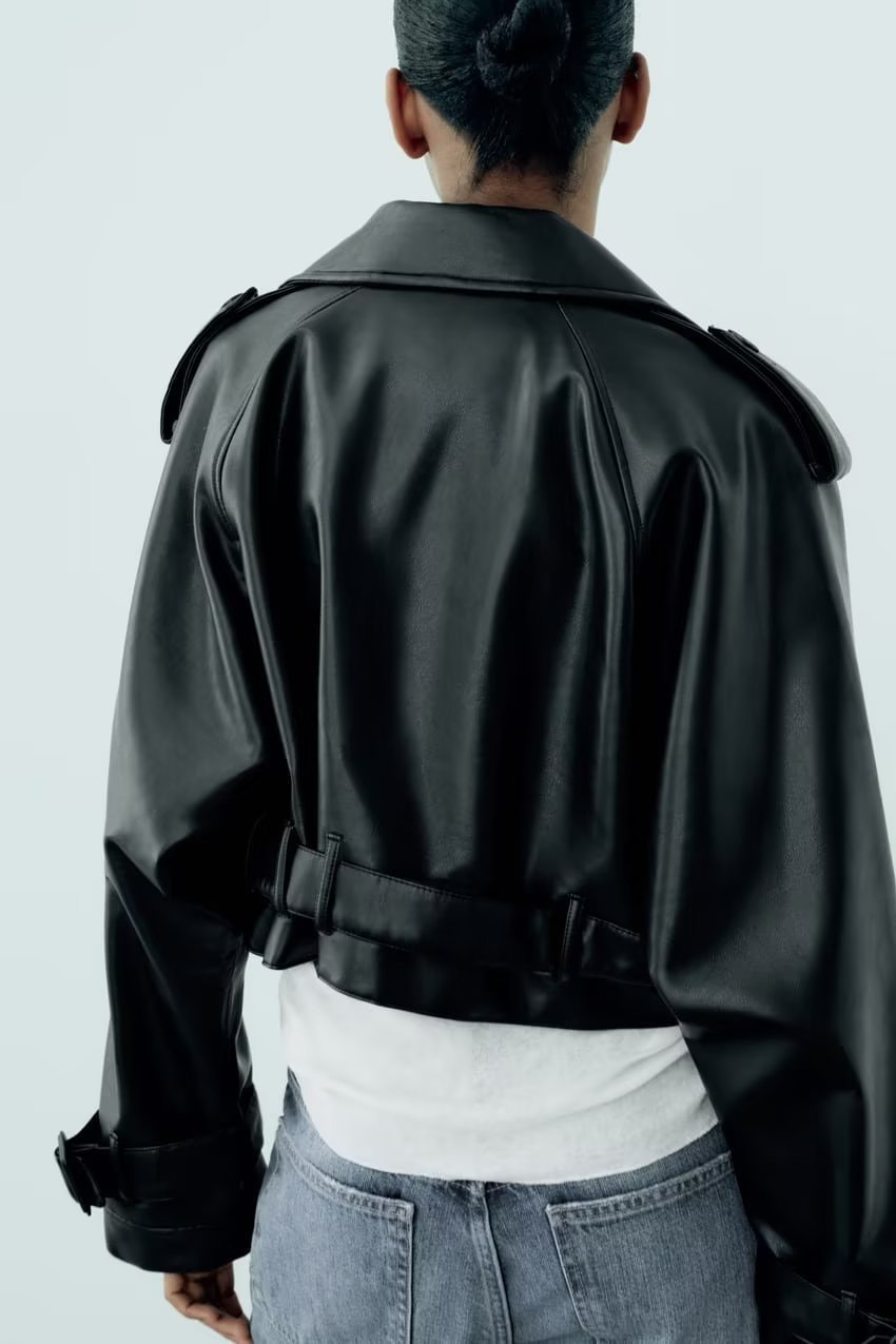 Autumn New European And American Leisure Leather Jacket