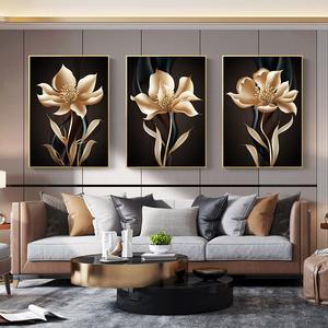 Living Room Decoration Painting Custom Sofa Background Wall Crystal Porcelain