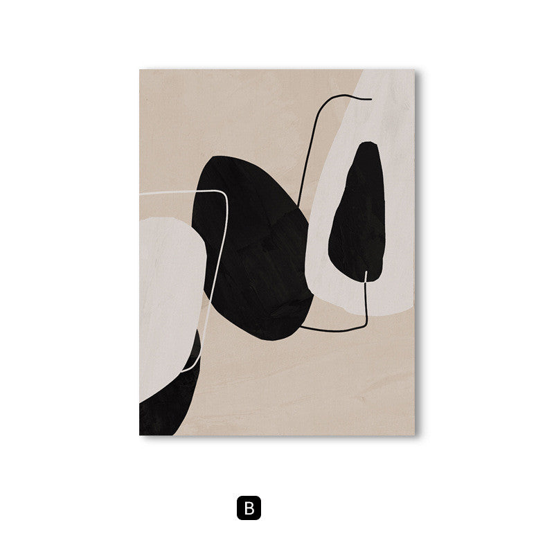 Modern Abstract Line Living Room Decorative Painting