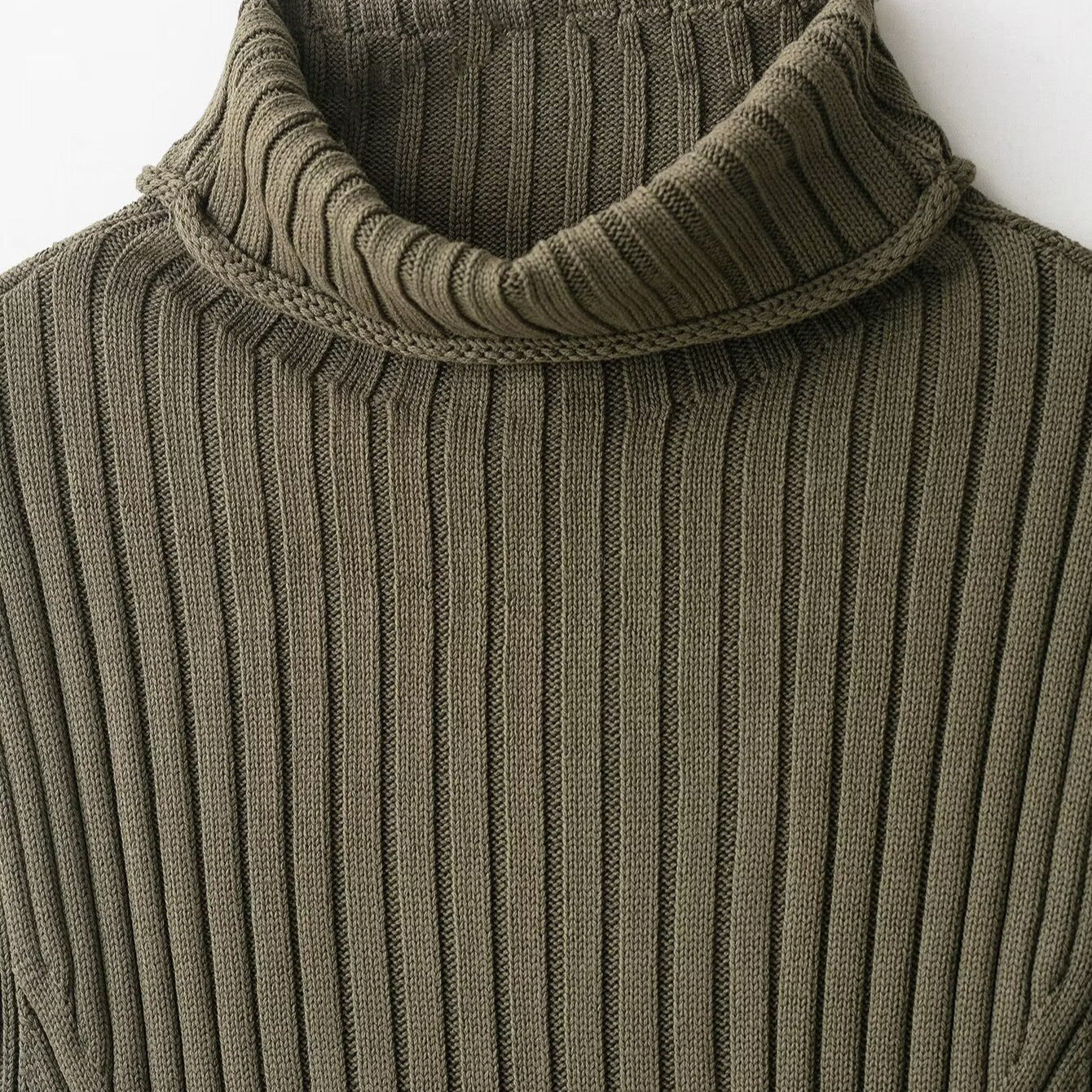 High-neck Slim-fit Sleeveless Knitted Vest Versatile Knitwear