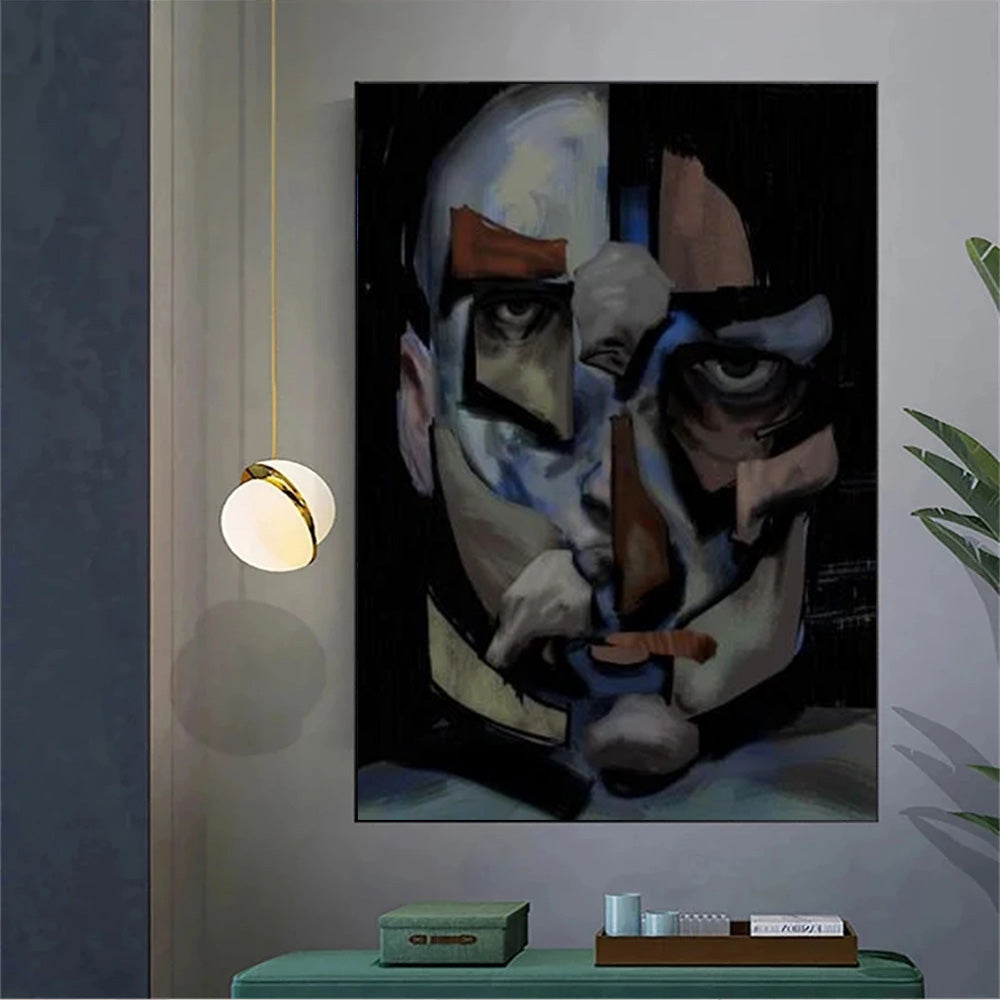 Living Room Decorated Canvas Painting