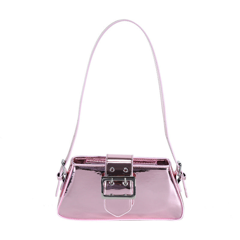 Women's Fashion Portable Patent Leather Underarm Bag
