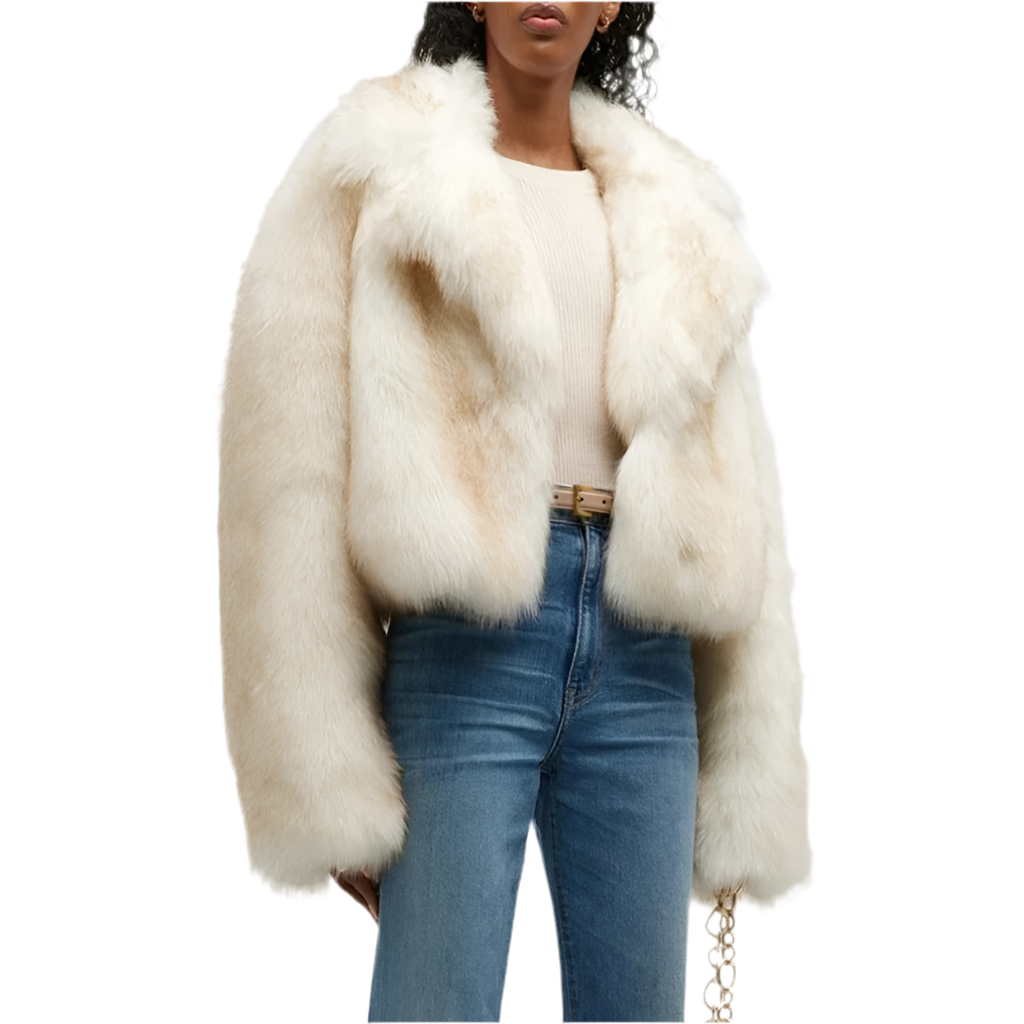 Fashion Loose Lapels Fur Coat Women's Clothing
