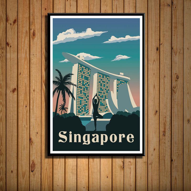 Inkjet Decorative Painting Custom Five-piece Canvas Frameless Painting