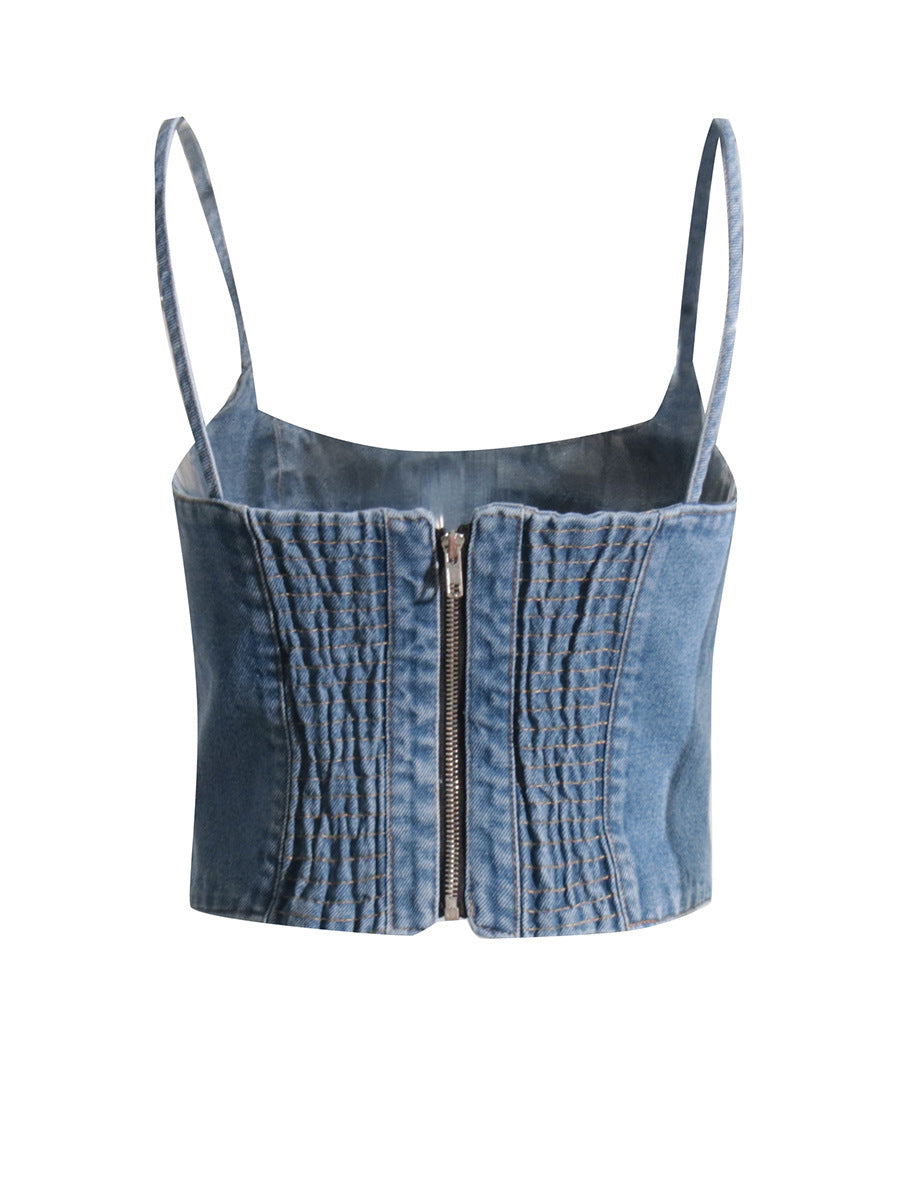 Women's Fashion Small Denim Sling