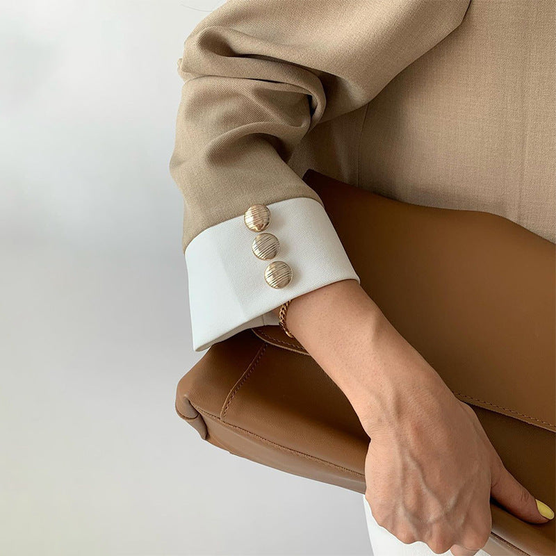 Winter beige Jacket Suit