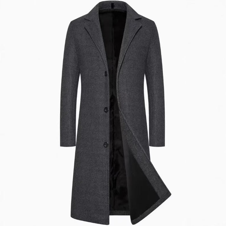 Spring And Autumn Trench Coat Elegant And Slim-fit