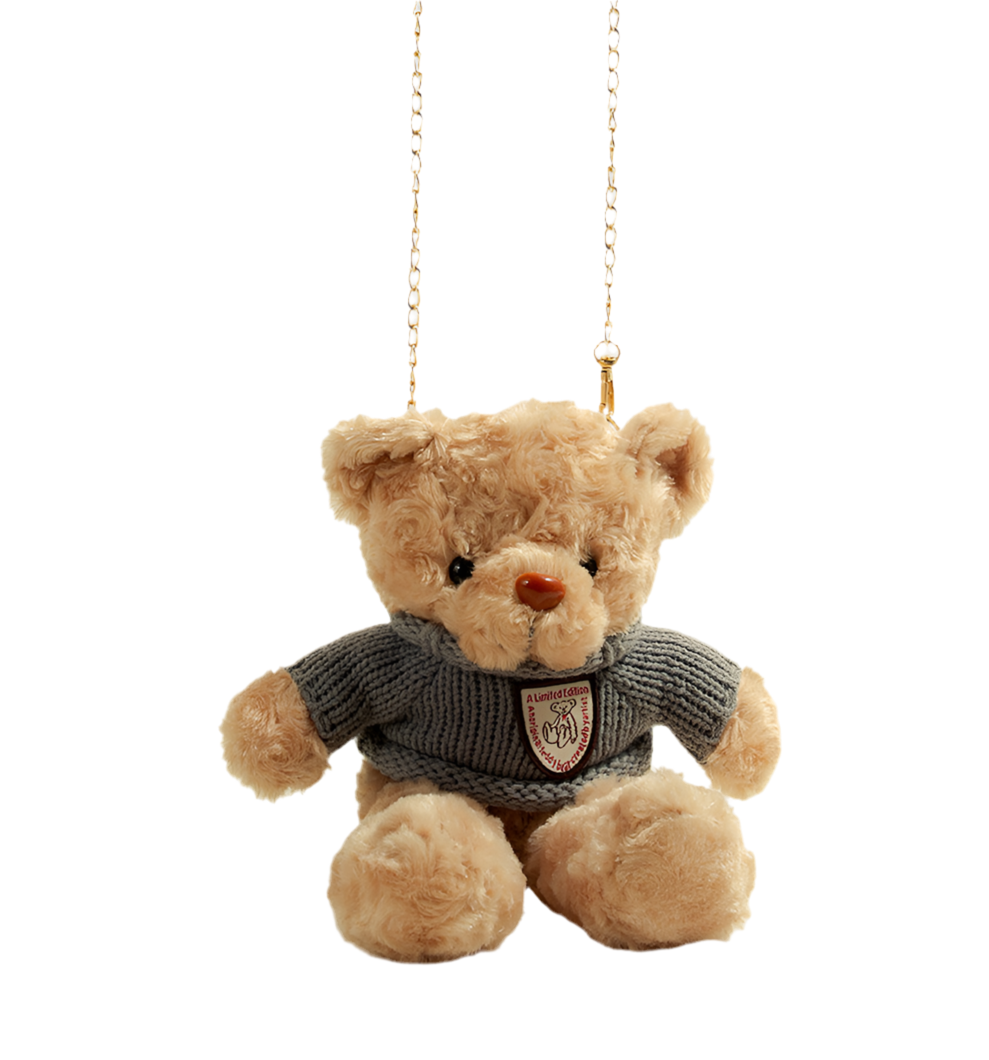 Trendy Net Celebrity Cute Bear High Sense Messenger Bag Women