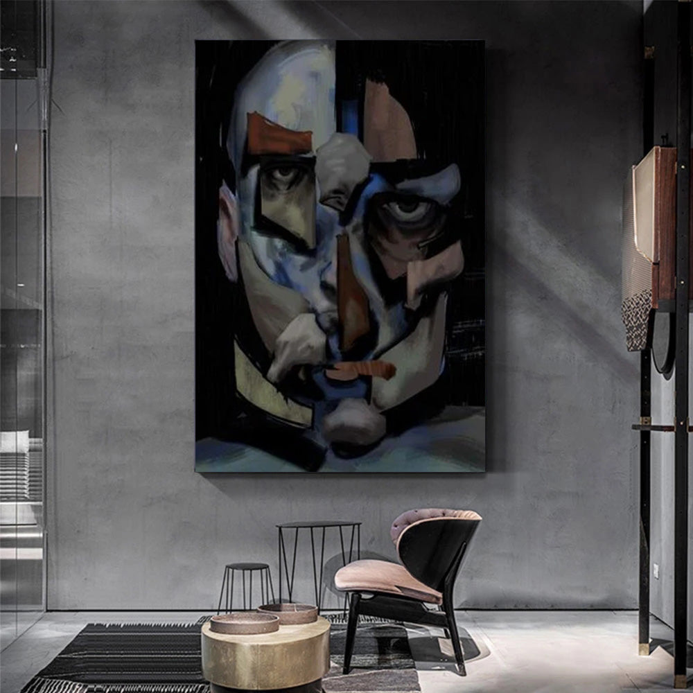 Living Room Decorated Canvas Painting