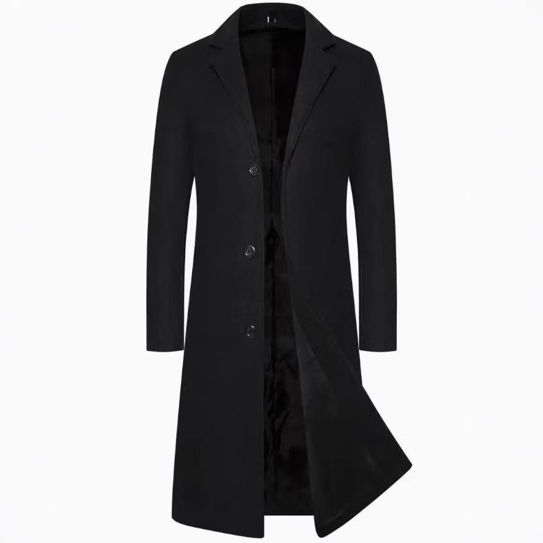Spring And Autumn Trench Coat Elegant And Slim-fit