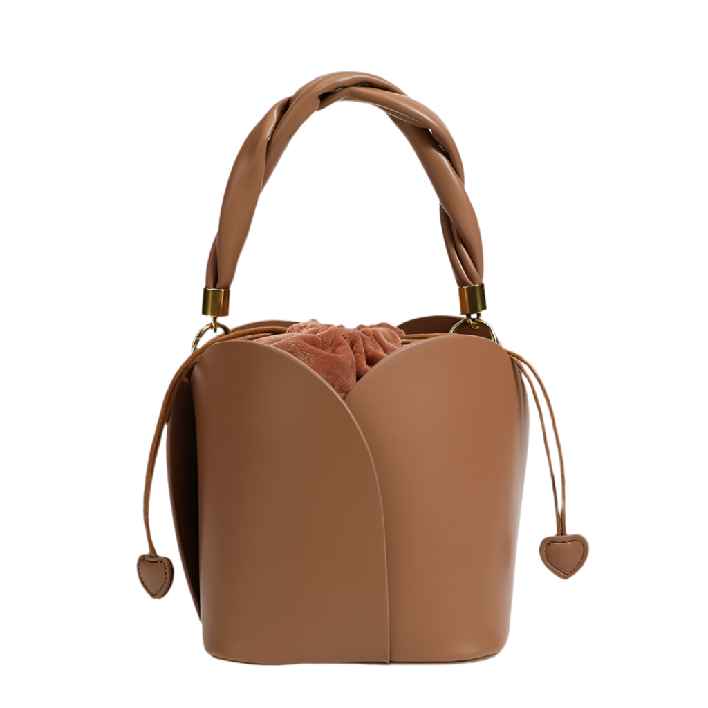 Style Fashion Women Bag In Handbags Genuine Leather Tote Sling Shoulder Ladies Handbag Luxury Flowers Design Bucket Bags