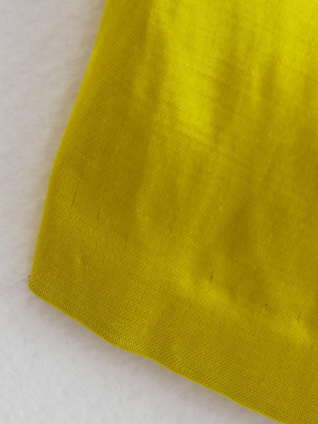 European And American Asymmetric Silk Satin Texture Dress