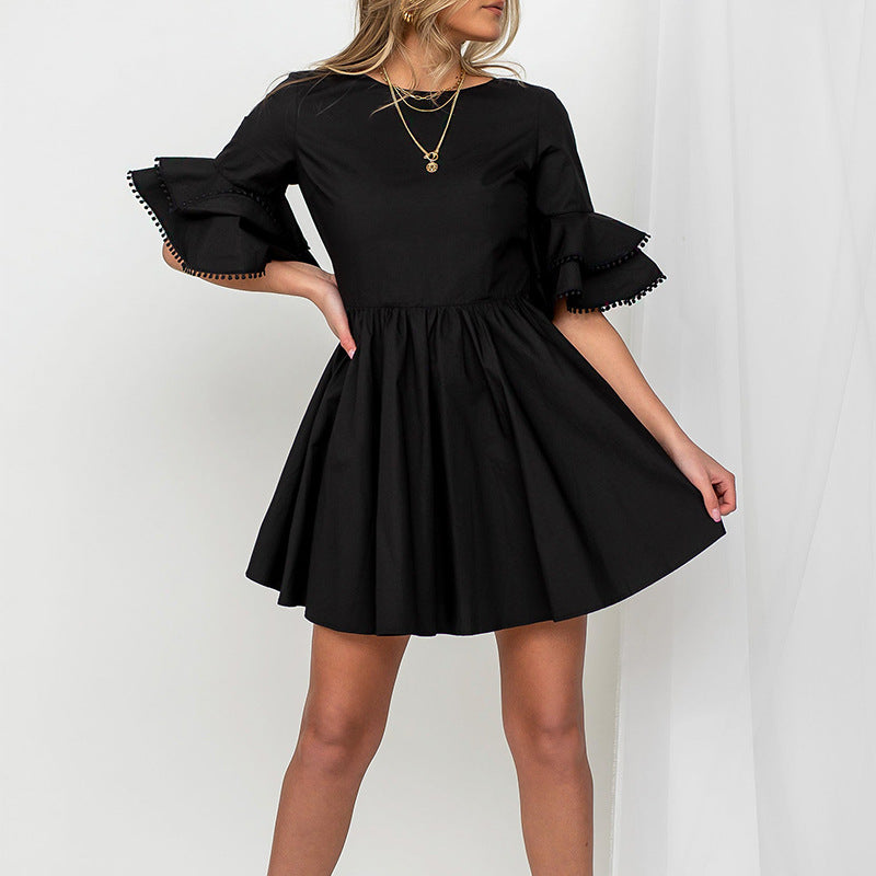 Show Thin Back Hollow Lotus Edge Pure Grid