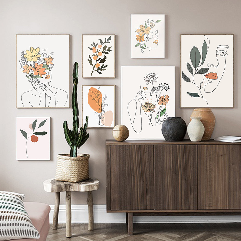 Decorative Painting Canvas Core Framed Frameless Painting