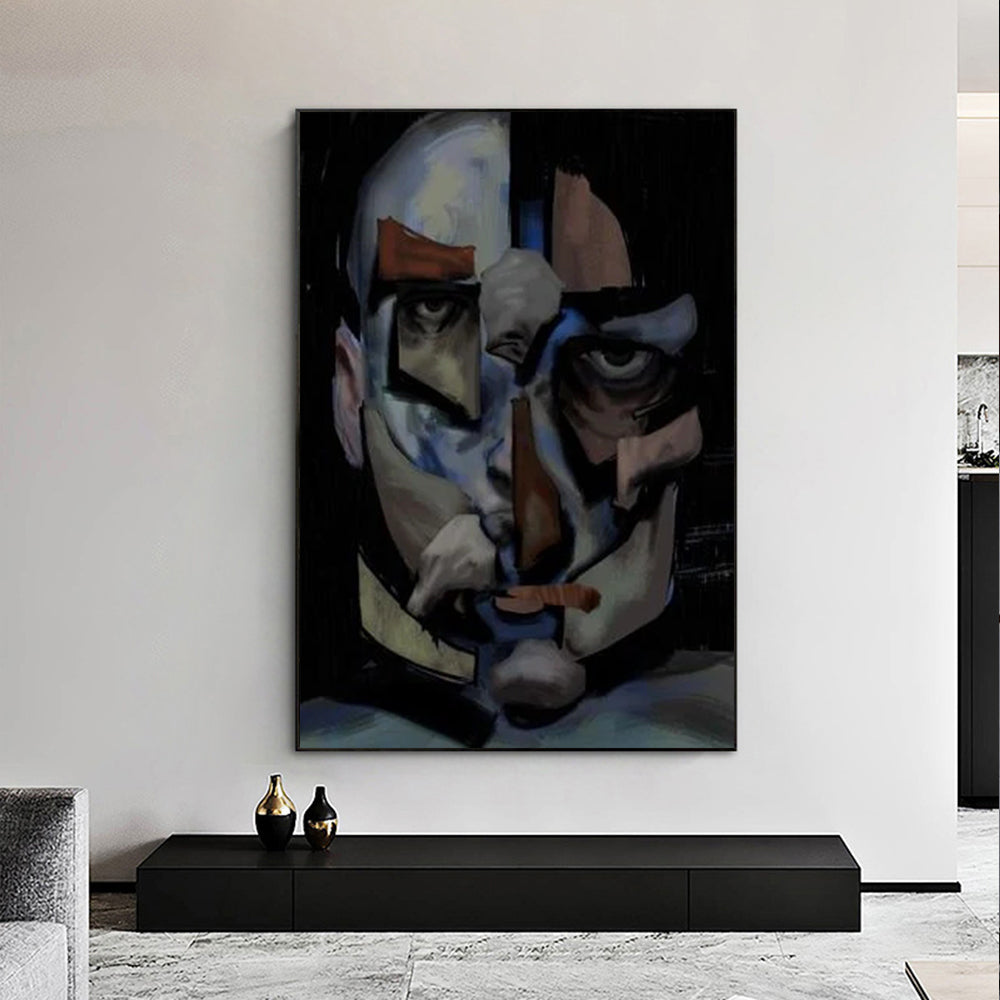 Living Room Decorated Canvas Painting