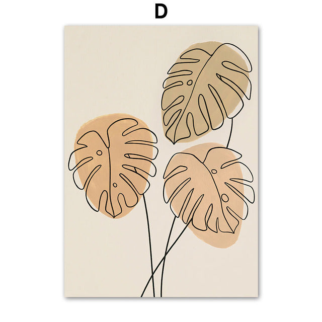 Simple Abstract Living Room Canvas Decoration Painting Core