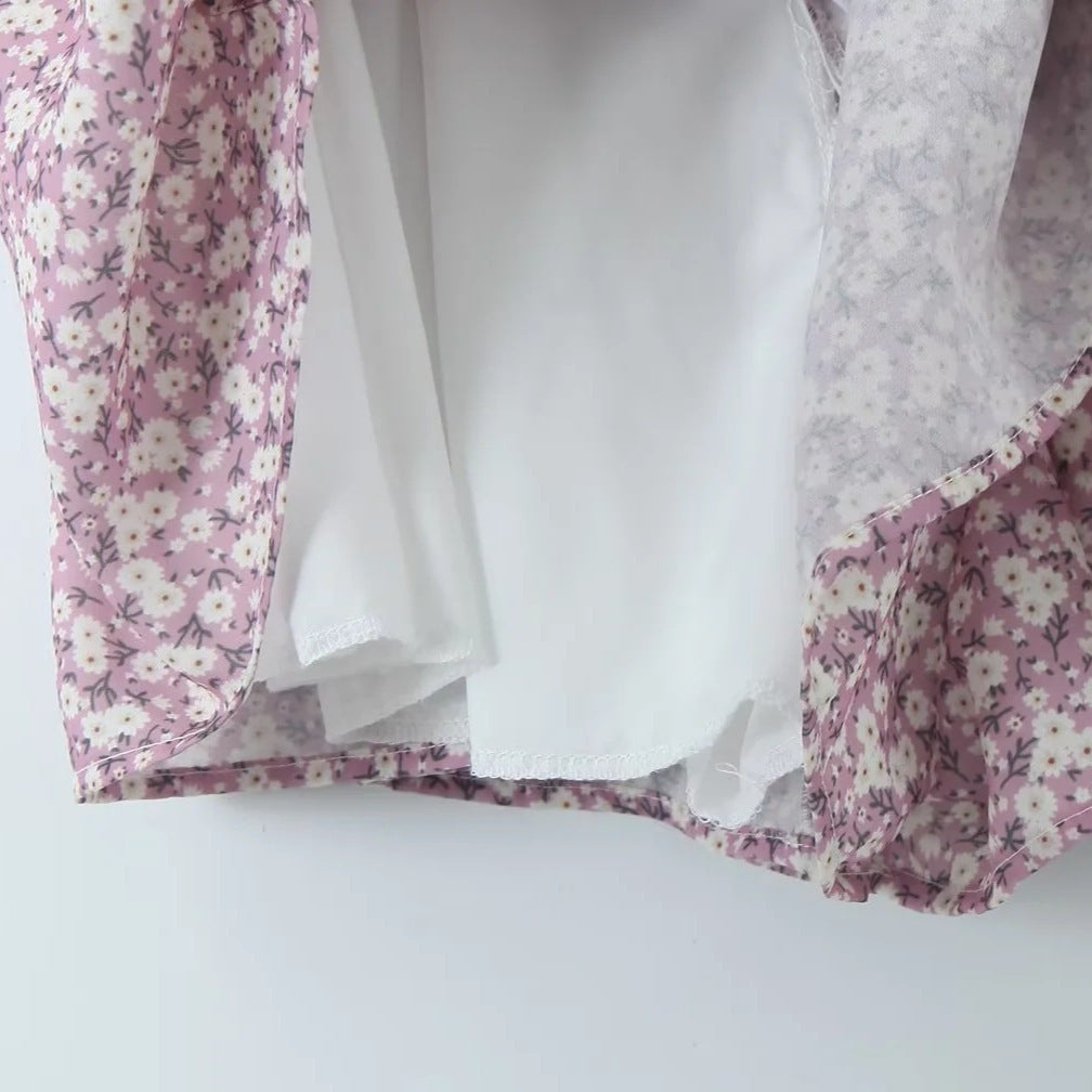 Summer New Pure Floral Strap Dress Women