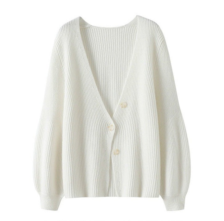 Women's Autumn And Winter New Solid Color Loose Long Sleeves Top